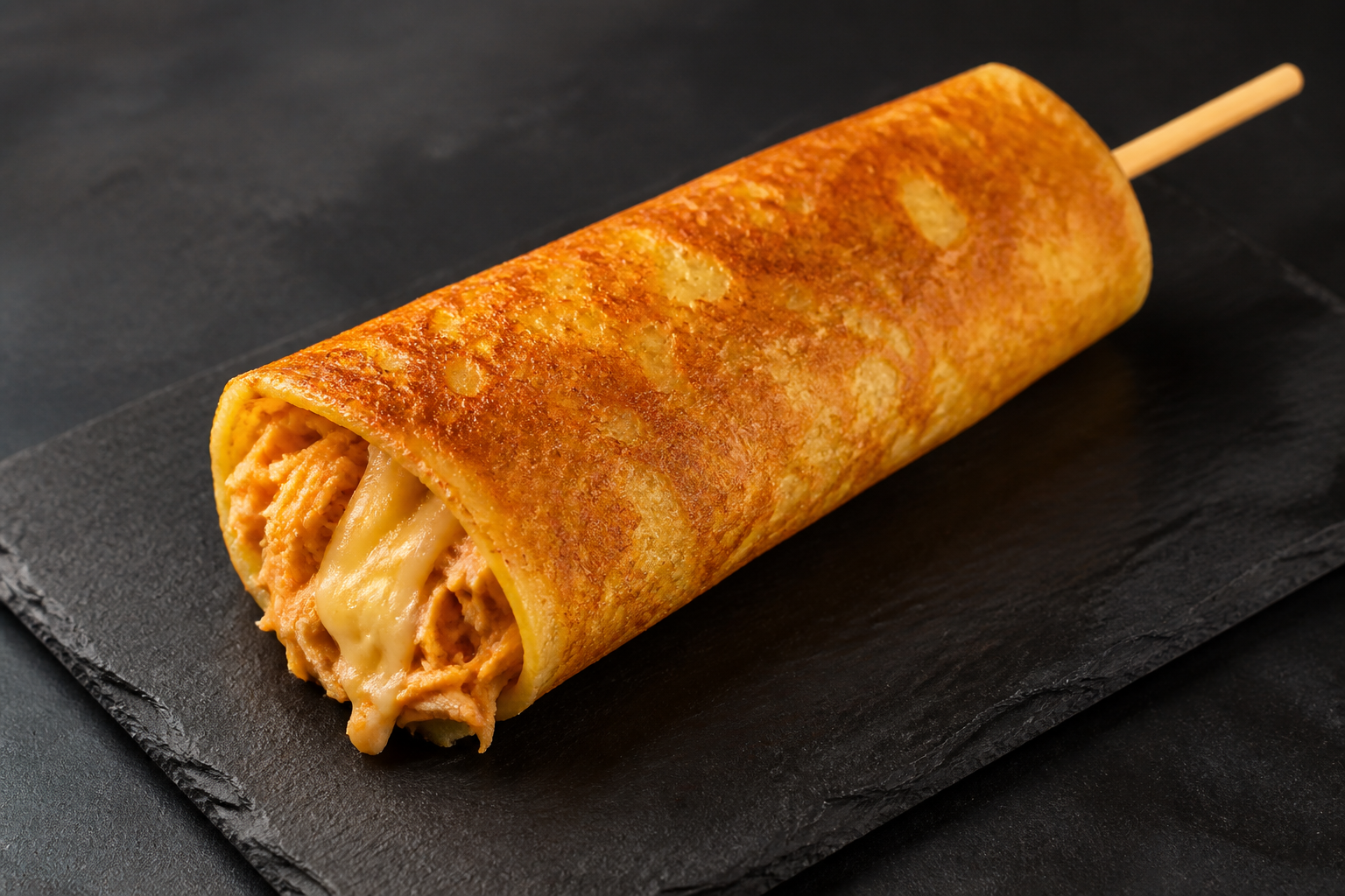 Crepe Frango no Palito